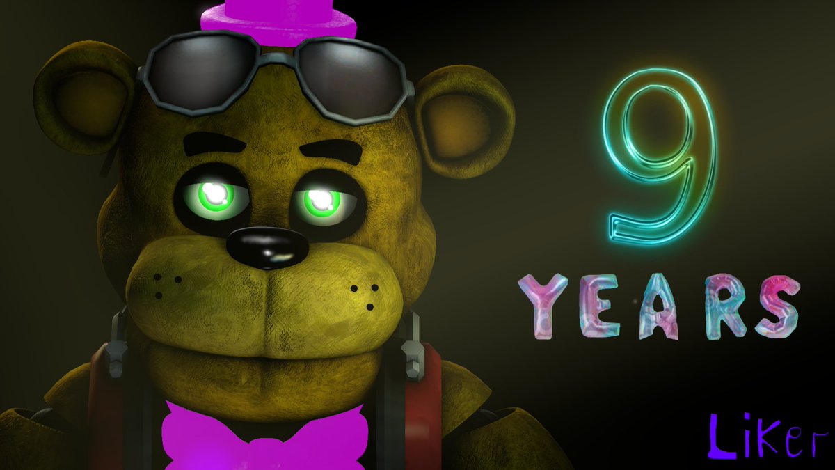 Liker_SFM's tweet photo. 9 Years Anniversary on Youtube 2017-2026

#9yearsanniversary #Youtube #SFM #LikerSFM #Liker #LikerSFM #Lajkrman #Likerman #OC #FNAF #FivenightatFreddys #Render #Art #Image https://t.co/2BDly4EUrU