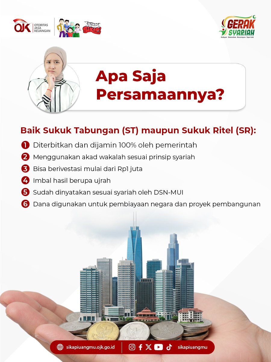 IntanCharamel's tweet photo. Melalui Sukuk Negara, investasi menjadi wujud kontribusi membangun negeri melalui pilihan keuangan yang bertanggung jawab dan bernilai. https://t.co/dHIsa0spoD