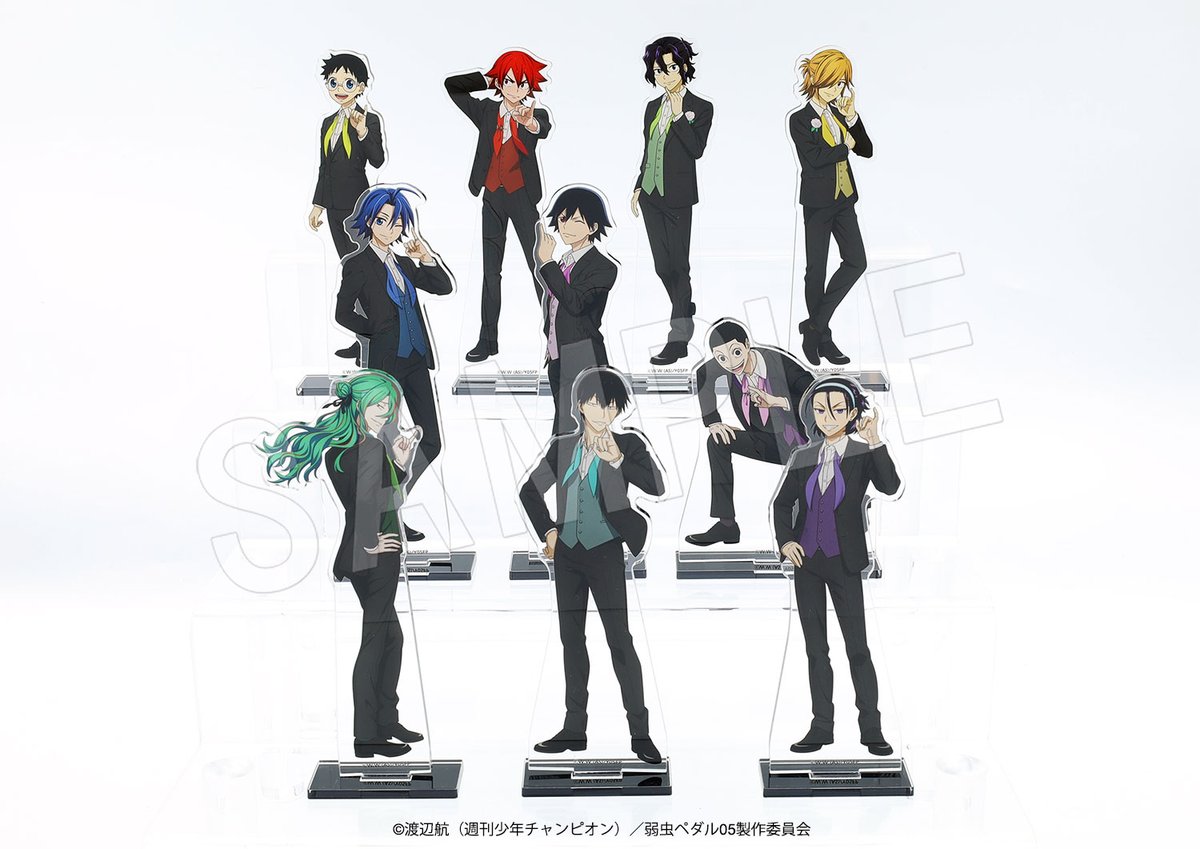 【商品情報】
#AnimeJapan 2026 で販売する、TVアニメ『弱虫ペダル LIMIT BREAK』の商品サンプルを公開✨
本日より6日間連続で商品紹介を投稿いたします。

⚫アクリルスタンド

詳細はこちら▶chugai-contents.jp/blog/event/aj2…
通販期間：4/5(日)23:59まで
#弱虫ペダル #yp_anime #AJ2026