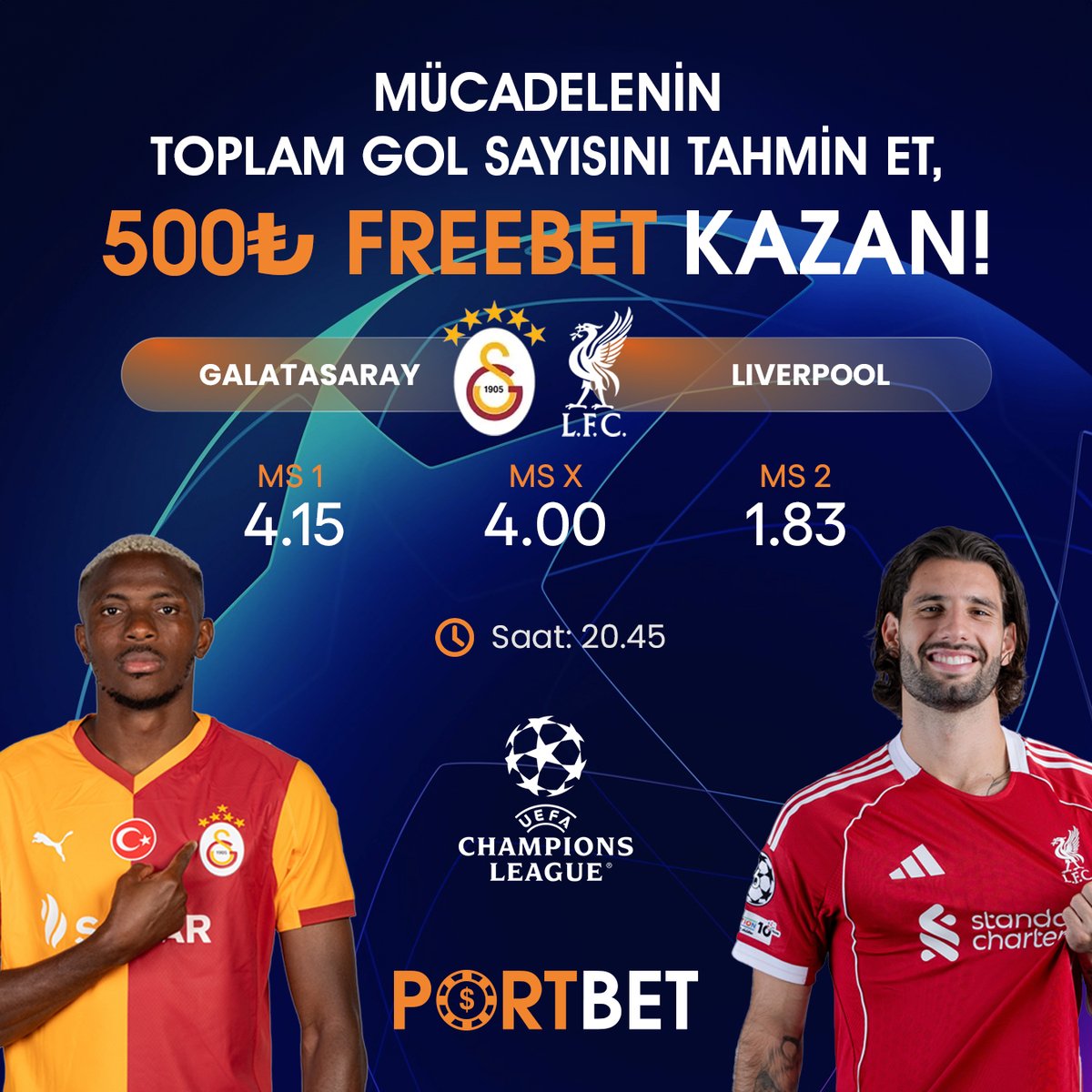 portx26's tweet photo. 🇹🇷⚽️ Galatasaray vs Liverpool Maçının Toplam Gol Sayısını Bil, 500 TL FREE BET Kazan!

➡️ Katılım İçin: https://t.co/cAKya4L3kk

ℹ️ Son işlemi etkinlik bonusu olanlar katılamaz. 1.30 Çevrim, min&amp;max Free Bet'in 5 katı çekim yapılabilir! 1 ay içinde 500 TL yatırım şartı vardır! https://t.co/NxzLeDSQBD