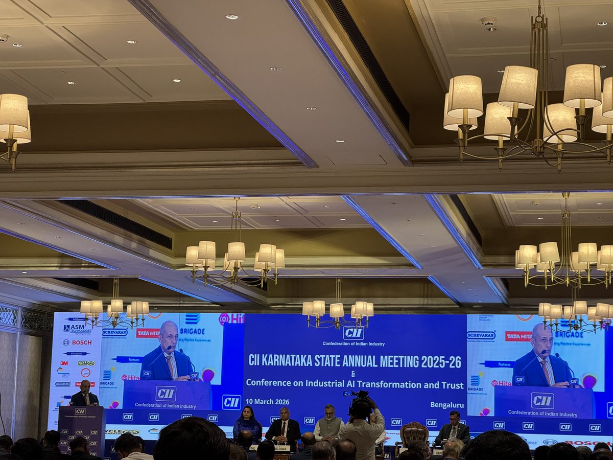 anxshoo's tweet photo. Attended an insightful conference on AI automation for industrial transformation.

Hearing the Managing Director of NVIDIA speak was a reminder that AI isn’t just about models — it’s about engines that power real business outcomes.

From operations to decision-making, the companies that learn to embed AI into workflows, not just experiment with it, will lead the next industrial shift.