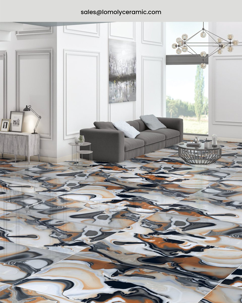 LomolyCeramic's tweet photo. Turn Spaces Into Art with #Abstract_Brown (5 Random)

Bring a bold and luxurious look to your interiors with our Abstract Brown porcelain tile.

✔ Size: 600x1200mm
✔ Surface: High Glossy
✔ Thickness: 7mm &amp; 8.5mm Available

📩Send your inquiry today.
🌐https://t.co/AVlb3rK8L3 https://t.co/1wH7lSZwVq