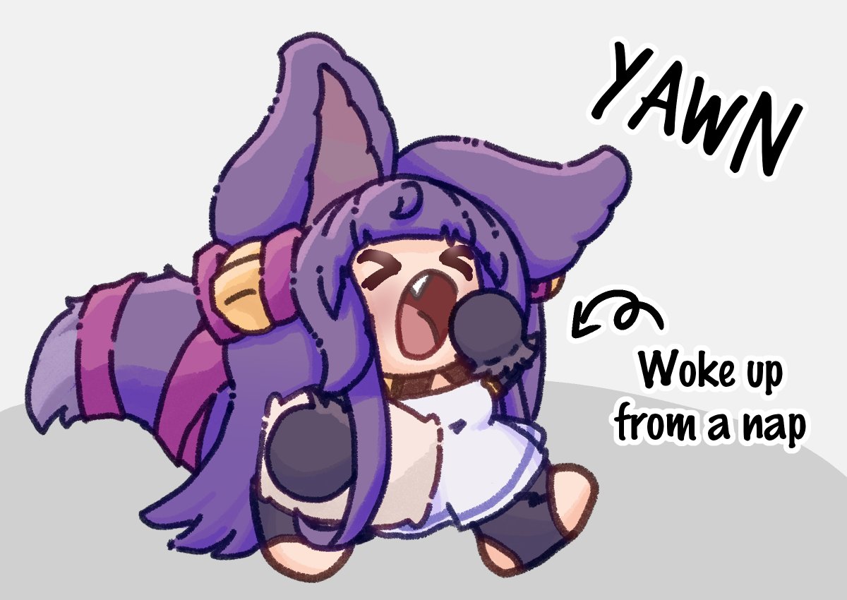 Yuel just woke up from a nap!!

#GranblueFantasy #NiiemsRKGK