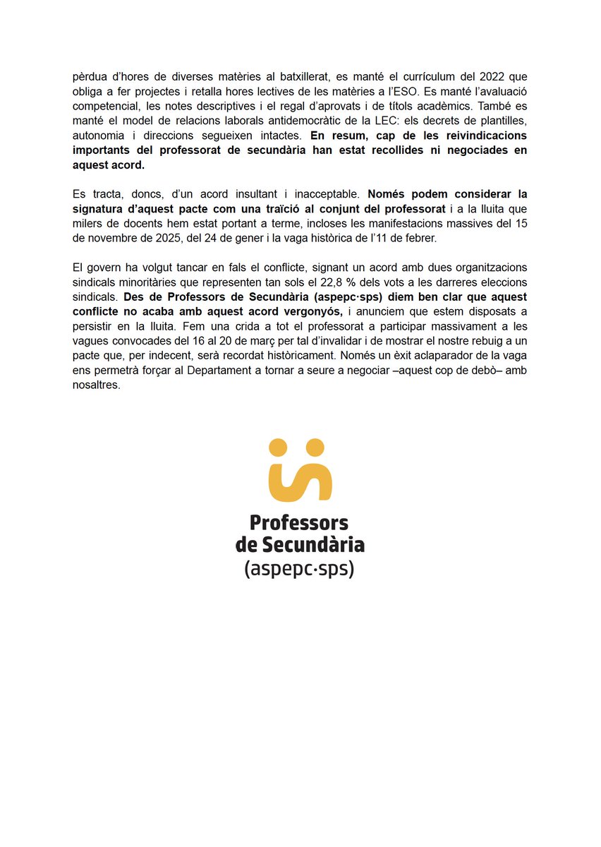 Professors de Secundària (aspepc•sps) tweet media