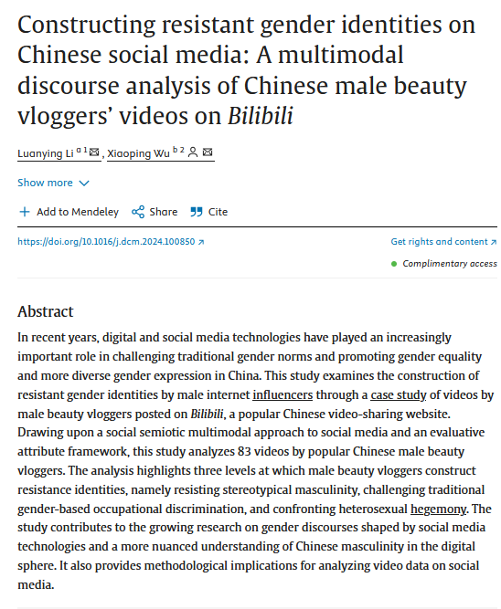 Discourse, Context and Media tweet media