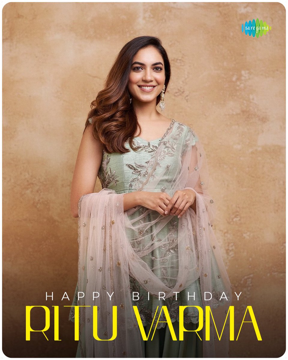 saregamasouth's tweet photo. Wishing the Gorgeous Actress @riturv a super Happy Birthday ...!❤️
#HappyBirthdayRituVarma #HBDRituvarma https://t.co/sMHiLBfMUJ