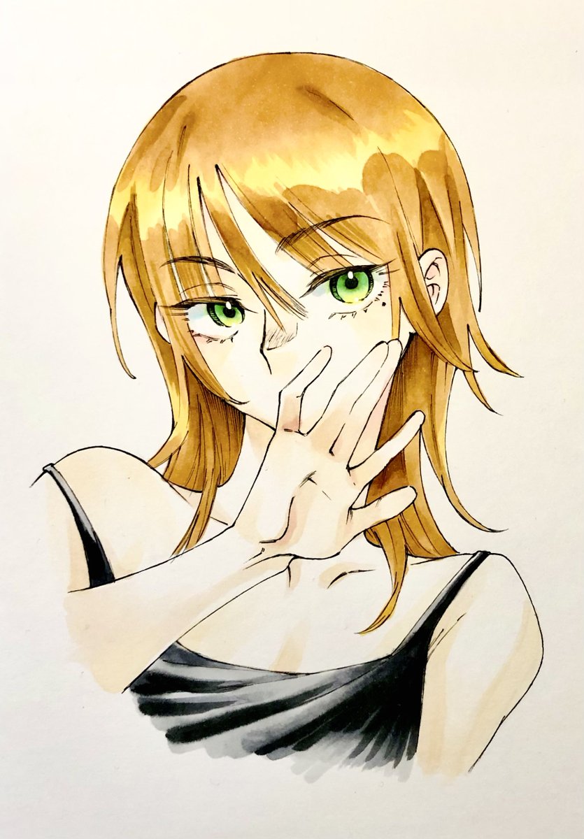 「アルコールマーカー(ohuhu)でお絵描き」|みっちょんのイラスト
