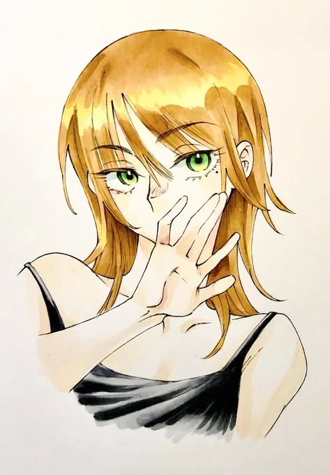 アルコールマーカー(ohuhu)でお絵描き