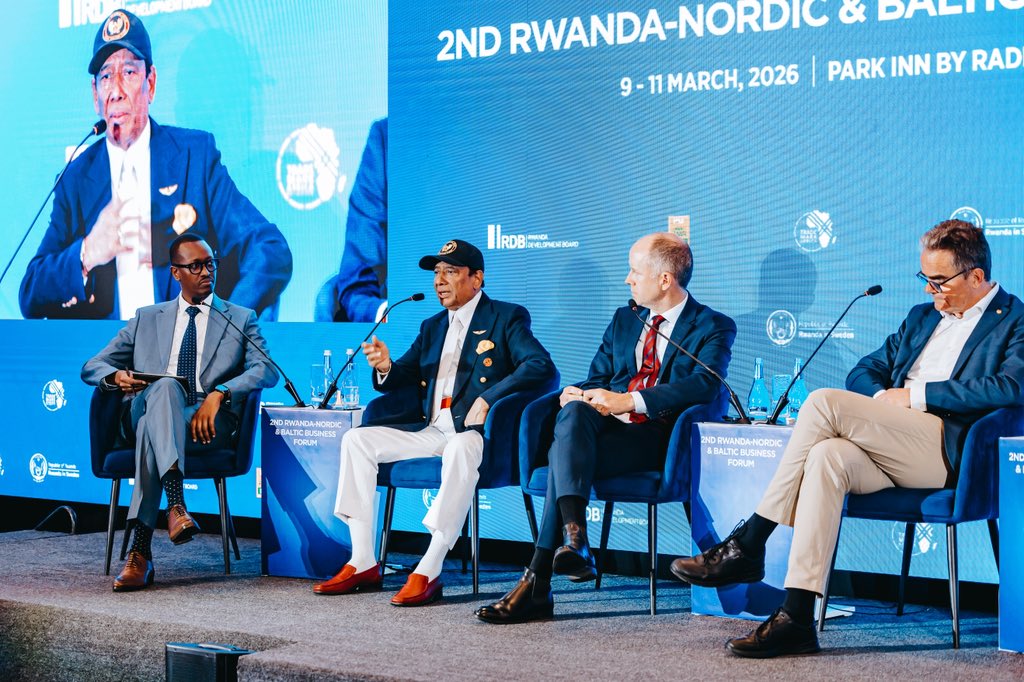 Very happy to be home attending the Nordic Baltic Forum, organised by the Rwandan Embassy to the Nordics and the Rwandan Embassy to the Baltics, together with HillsConnect and Remode, supported by RDB and TradeMark Africa.
Grateful to the Ambassadors of Finland, HE Theresa
