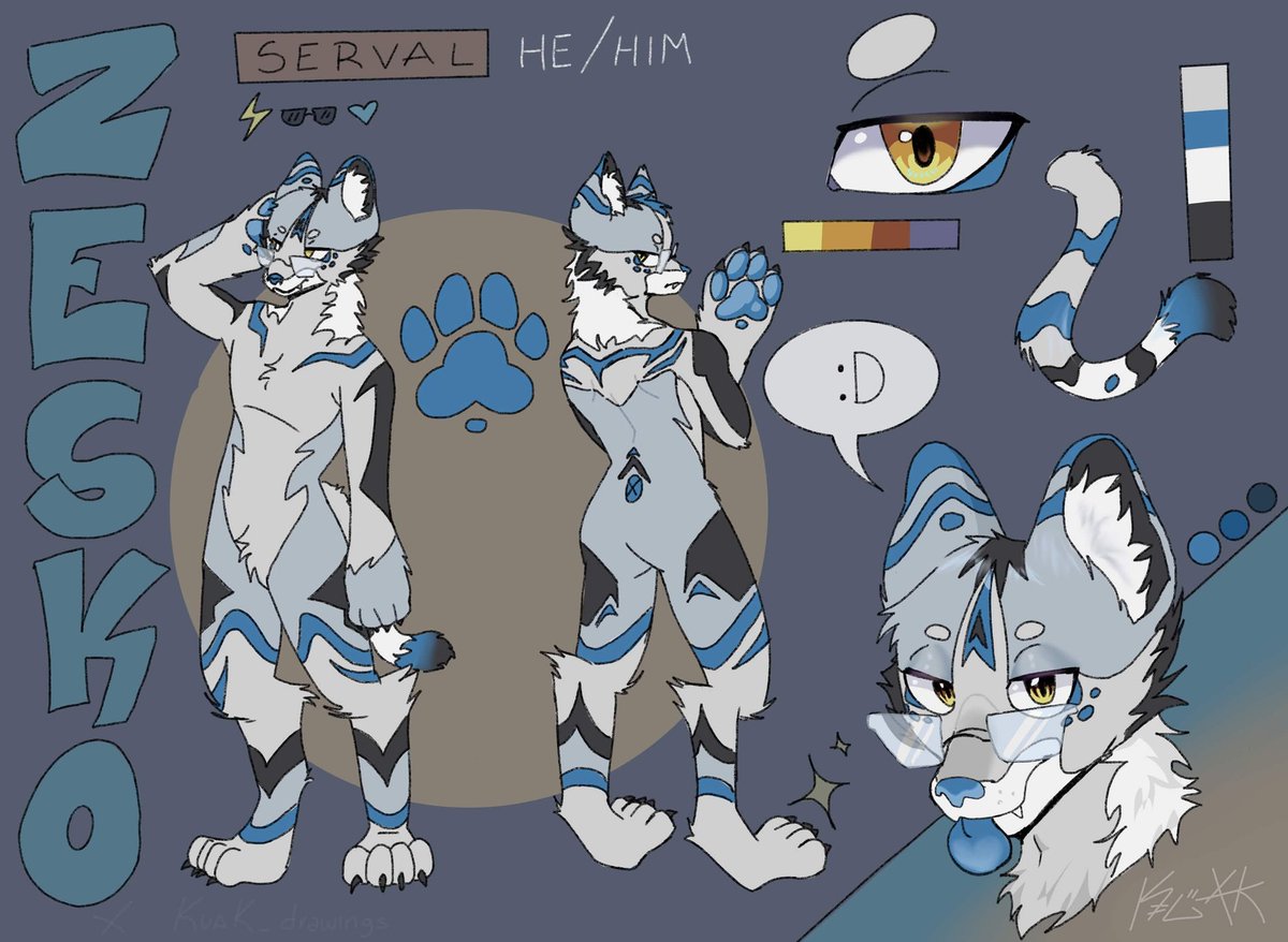 Ref sheet finished :D ✨🦊
