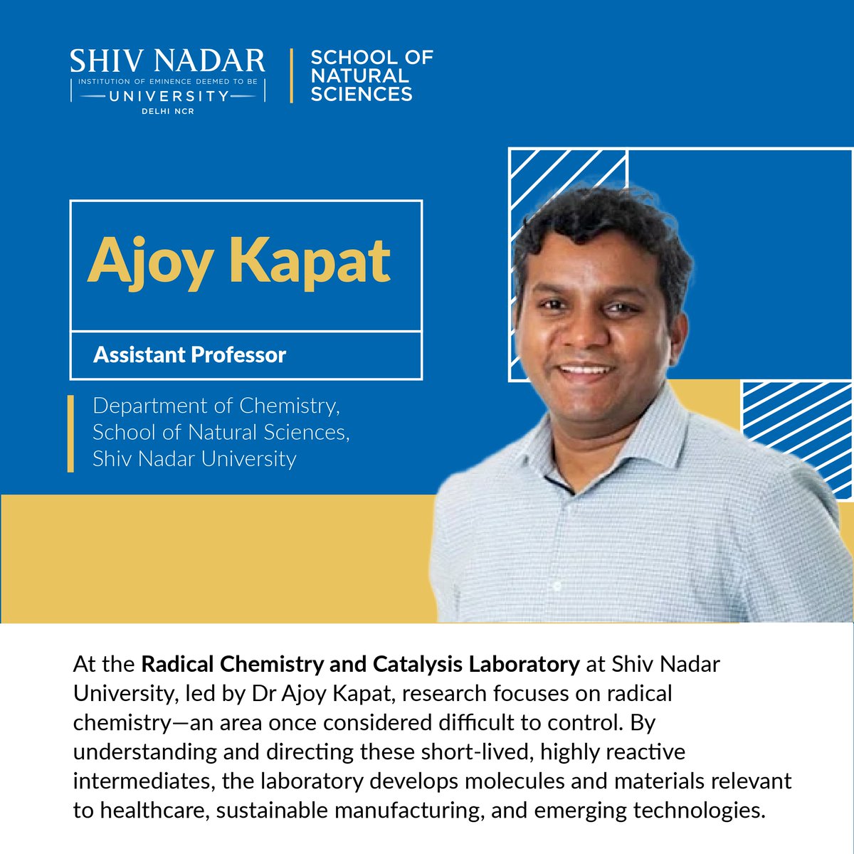 School of Natural Sciences, Shiv Nadar University tweet media