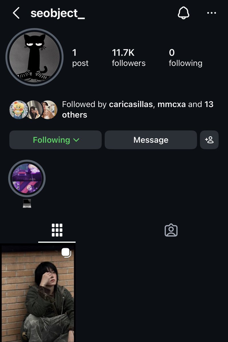 jongseob already having a pfp, 20 slide post, the best username, and a highlight oh he was waiting for them to say he could open it