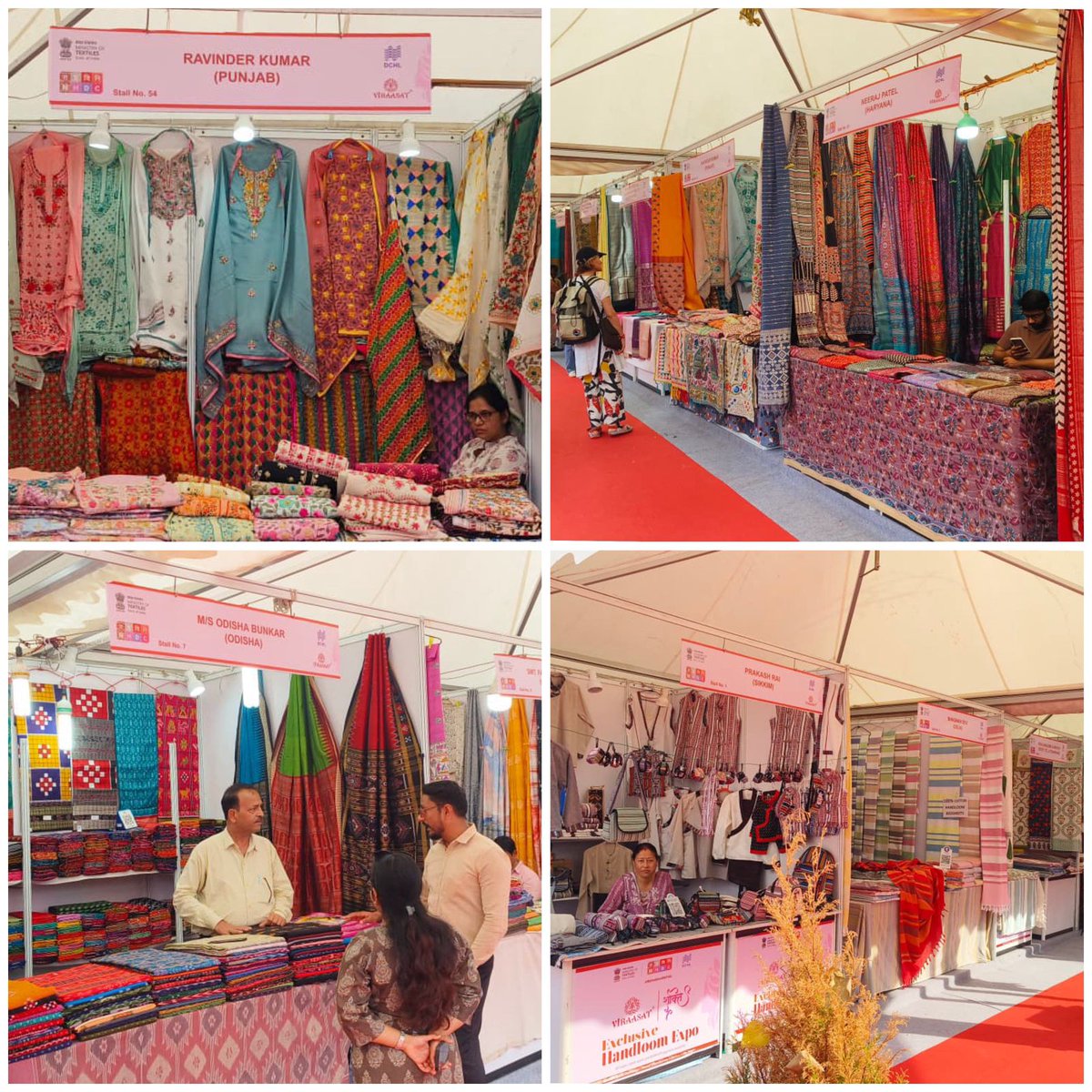 NHDC_Textiles's tweet photo. Discover fabrics that tell stories of tradition and craftsmanship.
Visit the Exclusive Handloom Expo and support India’s weaving community.
🗓 7 – 14 March 2026
 📍Handloom Haat, Janpath, New Delhi
 ⏰11 AM – 08 PM
 🎟️Free Entry
#HandloomFair #WeaverCommunity #IndianHeritage https://t.co/yksd3drRbK