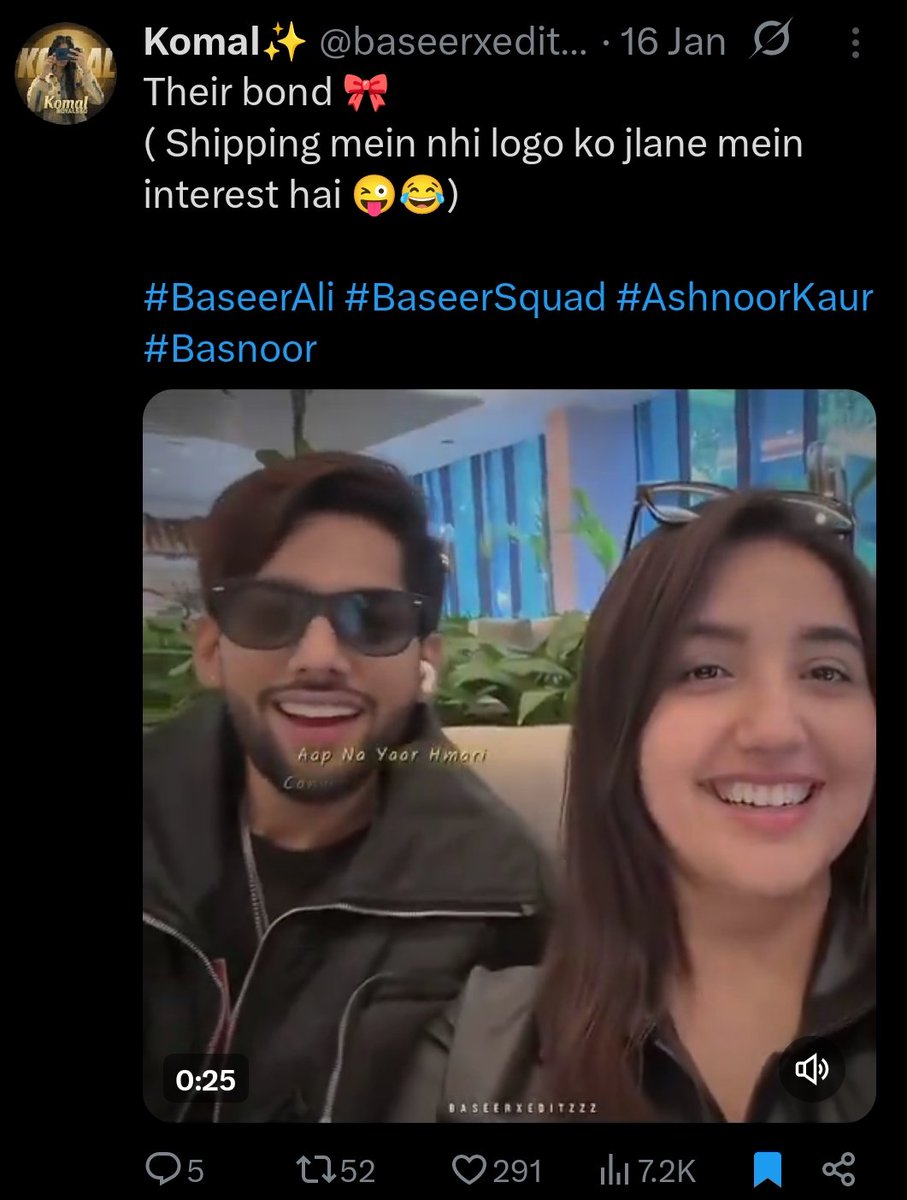 RehanKhan50431's tweet image. Dekho dekho shipping aur engagement pe bol kon rha hai 😂😂👏🏻

Jisne #Bahana, #Basnoor aur yaha tak #Behal🤮🤮 Astagfirullah 🤧
sab Kiya huwa hai 😂😂

Hypocrisy ki v Seema hoti hai magar komal ji ne to usko v paar kar diya hai😂👏🏻.

Wah didi wah😂👏🏻👏🏻!!

#BaseerAli