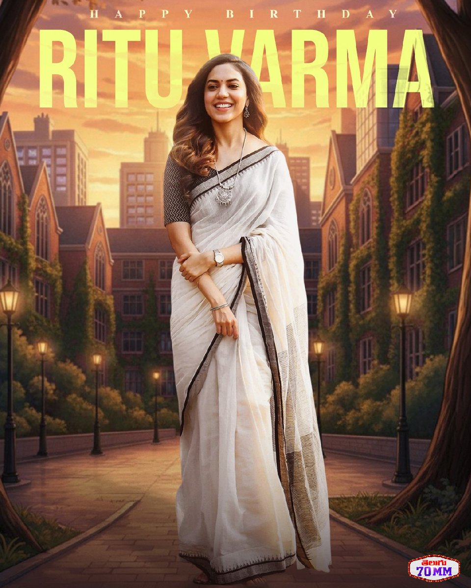 Telugu70mmweb's tweet photo. Team @Telugu70mmweb Wishing to the beautiful and talented @riturv Garu a very Happy Birthday !!
#HBDRituVarma #Telugu70mm https://t.co/950ag2bSEI