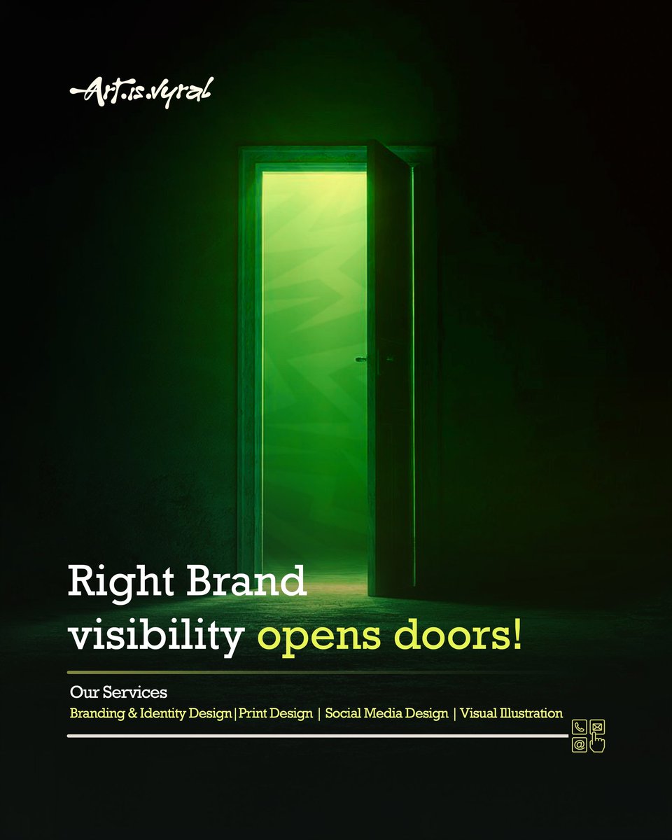 Vyral13's tweet image. Invisible brands miss opportunities. The right design changes that. Art is Vyral makes your brand seen, remembered, and chosen. Let’s create your visibility today.
#ArtIsVyral #BrandVisibility #GraphicDesign #BusinessGrowth
