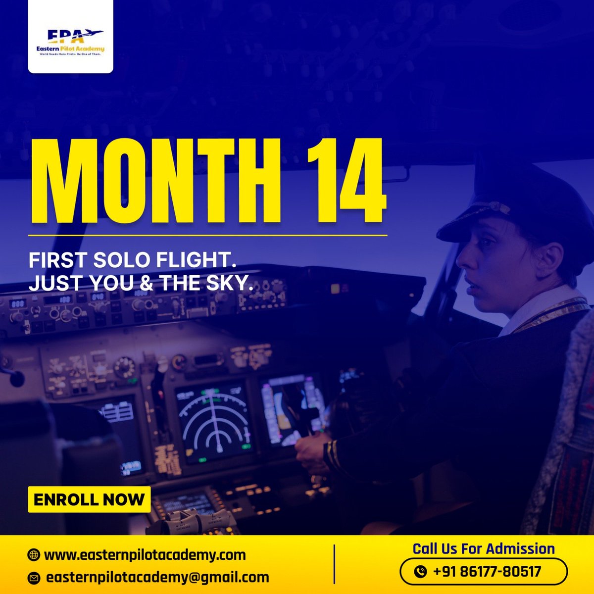 DipikaD53082215's tweet image. Week 1 to Graduation Day — every lesson, every simulator session, every solo flight brings you closer to the cockpit. ✈️

🎓 𝐄𝐧𝐫𝐨𝐥𝐥 𝐍𝐨𝐰

📞+91 86177 80517
🌐easternpilotacademy.com
.
.
#ZeroToCaptain #PilotJourney #FutureCaptain #aviationcareer #FuturePilot #pilotlife