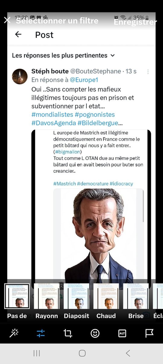 BouteStephane's tweet photo. @JCondamine @Paser95 A bon.
Quand ça pue l #arnaque..
C est une arnaque..
Nous aussi nous avons eut comme les #Ukrainiens nôtres merde de #Mafieu #kazards #Sionistes qui nous as fait entrer dans l #europe de #Vandermescouilles et L #OTAN de force....#Sarkozy.. https://t.co/pKDdPF6Tko