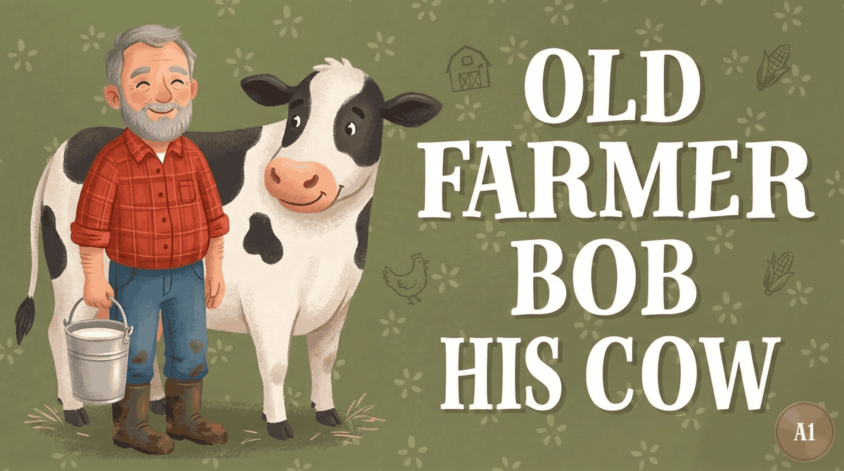 easystorystudio's tweet photo. Want to improve your English listening skills? 🌾🚜

Meet Farmer Bob! Listen to his simple daily routine and learn new vocabulary about farm animals, colors, and everyday life.

Watch the full story here: https://t.co/3cC37bJO8O

#LearnEnglish #BeginnerEnglish https://t.co/vOdMDh3FIL