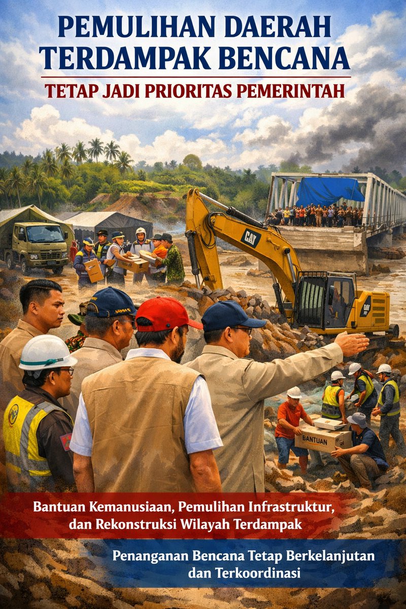 Solidaritas makin terasa, proses #PemulihanPascabencana jalan terus dengan dukungan pemerintah
