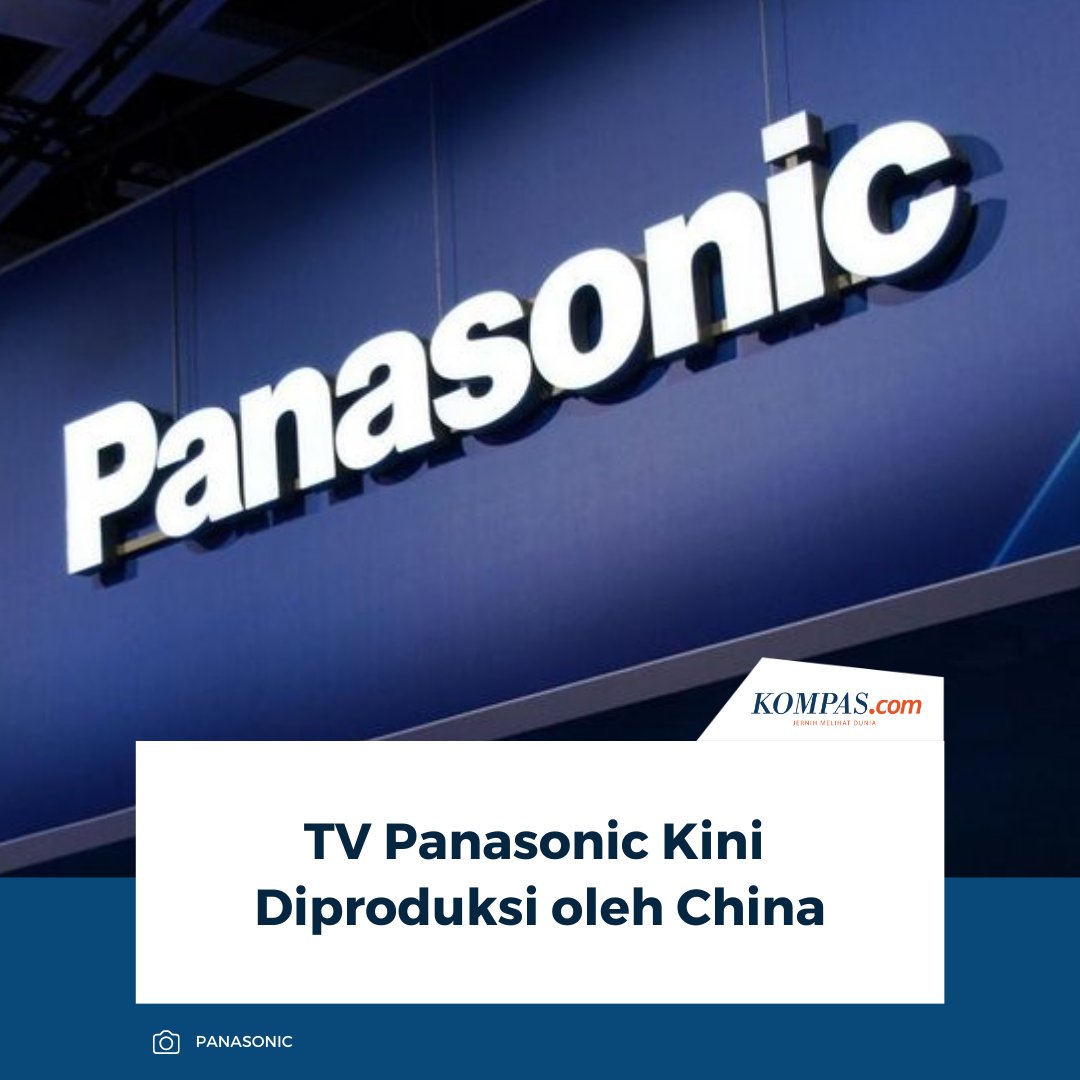 KompasTekno's tweet image. Panasonic memastikan tidak lagi memproduksi televisi secara mandiri dan mengalihkan proses manufaktur, distribusi, serta pemasaran TV berlabel Panasonic kepada perusahaan teknologi asal China, Skyworth.

👉🏻Baca selengkapnya tekno.kompas.com/read/2026/02/2…

~AM #TV #Panasonic #China