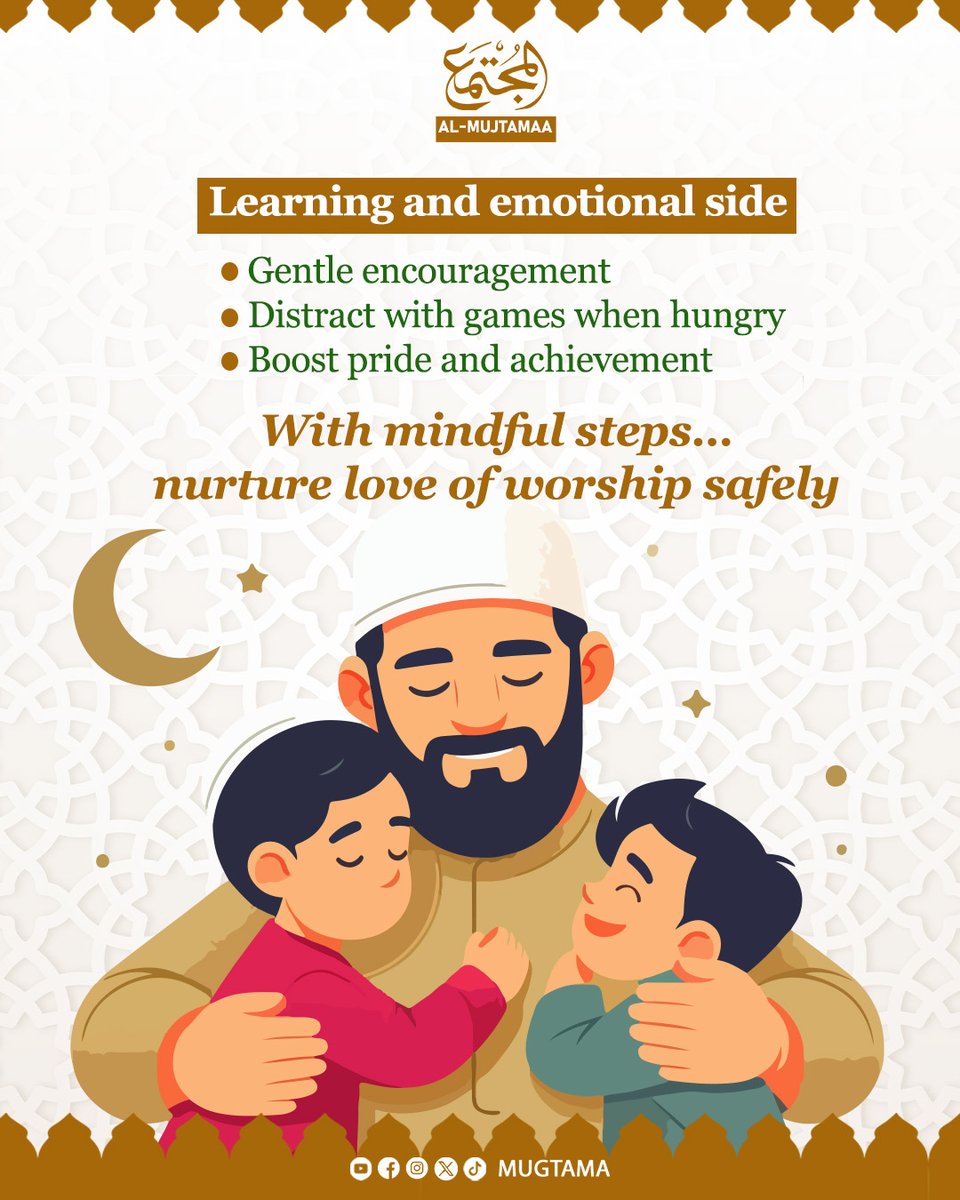 AlMujtama_en's tweet photo. A Smart Parent’s Guide to Safe Fasting for Kids
#RamadanTips https://t.co/dIfbjtRqw9