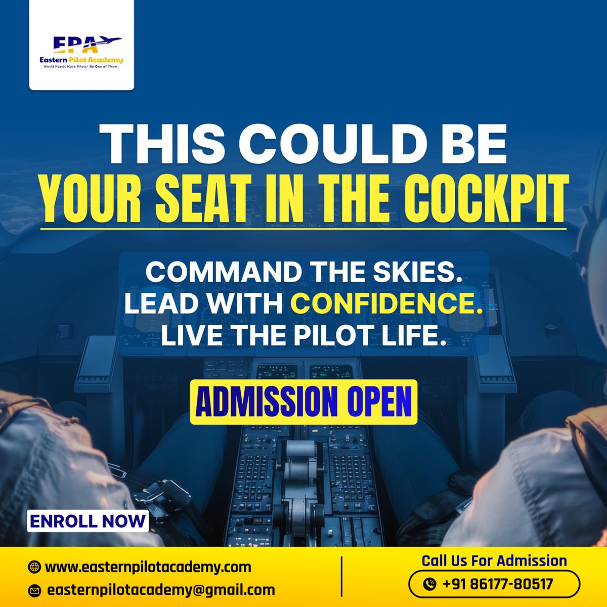 DipikaD53082215's tweet image. ✈️ 𝐓𝐚𝐤𝐞 𝐨𝐟𝐟, 𝐞𝐦𝐛𝐫𝐚𝐜𝐞 𝐭𝐡𝐞 𝐯𝐢𝐞𝐰. ✈️
Train today. Fly tomorrow. 🌍🚀

🎓 Admissions Open — 𝐄𝐧𝐫𝐨𝐥𝐥 𝐍𝐨𝐰

📞+91 86177 80517
🌐easternpilotacademy.com
.
.
#pilotcareer #AviationDreams #futurecaptain #flyhigh #easternpilotacademy #aviationcareer #pilotlife
