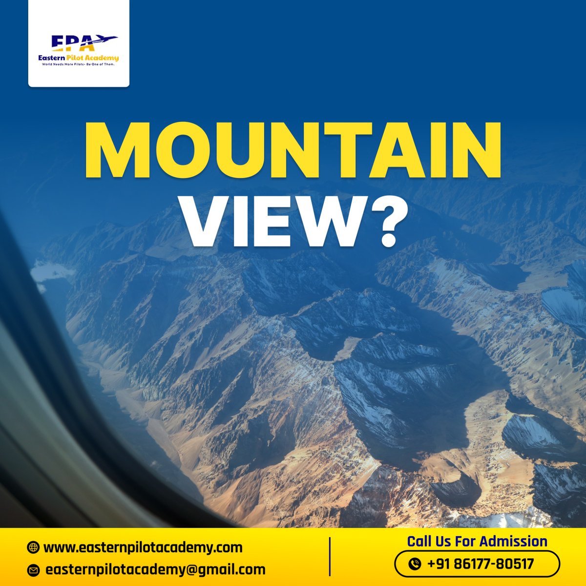 DipikaD53082215's tweet image. ✈️ 𝐓𝐚𝐤𝐞 𝐨𝐟𝐟, 𝐞𝐦𝐛𝐫𝐚𝐜𝐞 𝐭𝐡𝐞 𝐯𝐢𝐞𝐰. ✈️
Train today. Fly tomorrow. 🌍🚀

🎓 Admissions Open — 𝐄𝐧𝐫𝐨𝐥𝐥 𝐍𝐨𝐰

📞+91 86177 80517
🌐easternpilotacademy.com
.
.
#pilotcareer #AviationDreams #futurecaptain #flyhigh #easternpilotacademy #aviationcareer #pilotlife