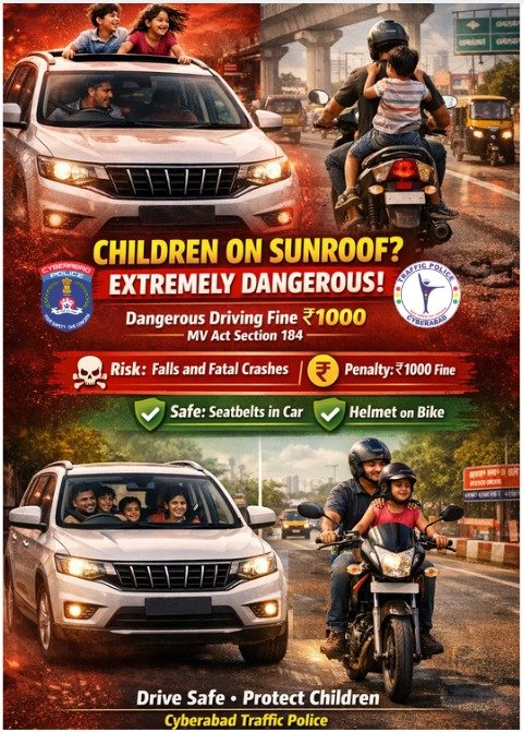 Cyberabad Traffic Police tweet media