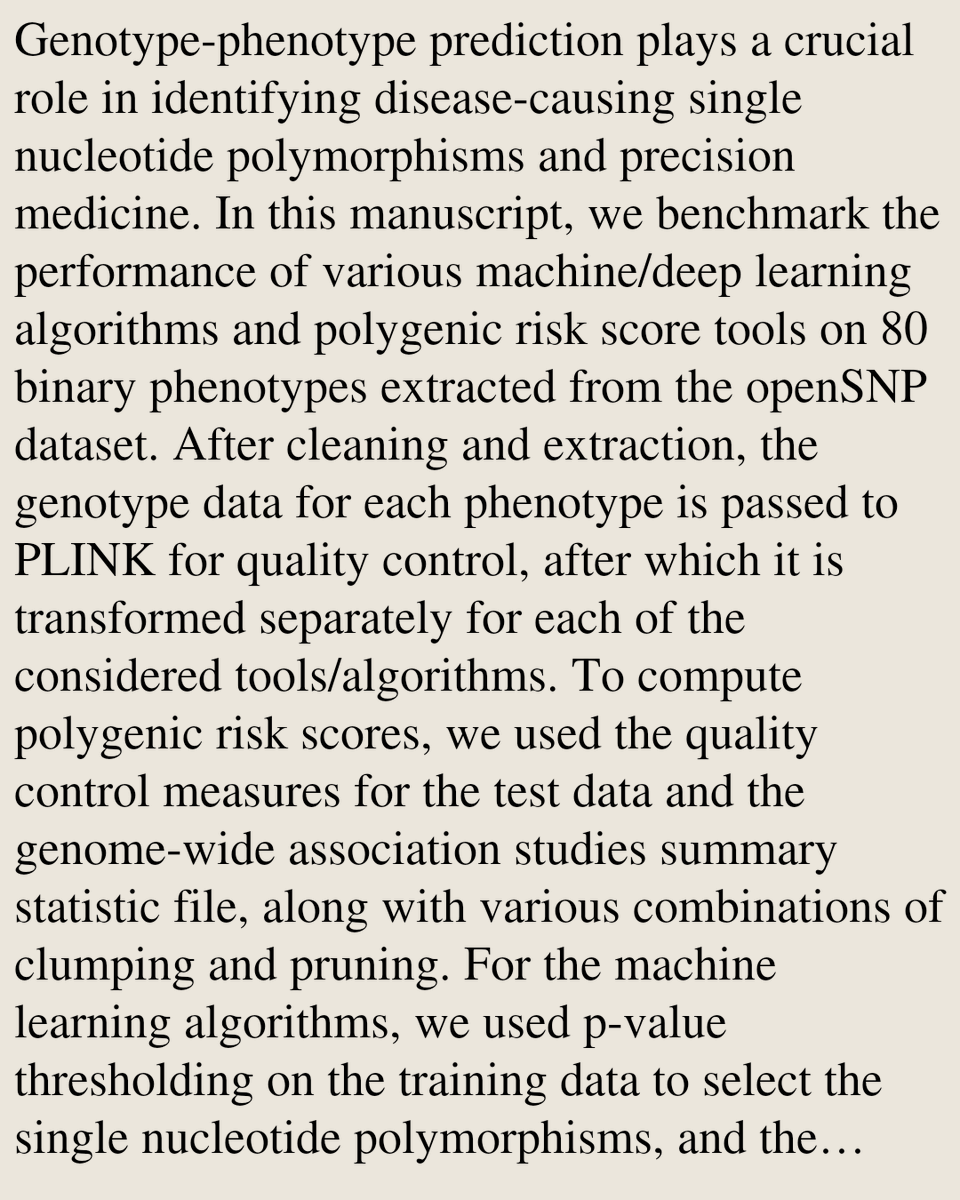 Genomics Papers tweet media