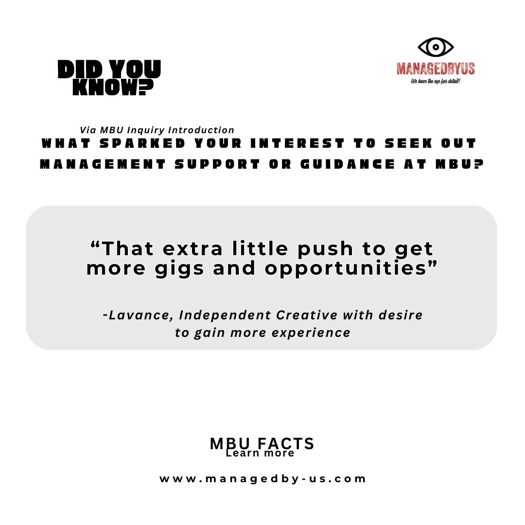 managedbyus's tweet photo. MBU FACTS! #getmanaged https://t.co/AziEVBaE3L