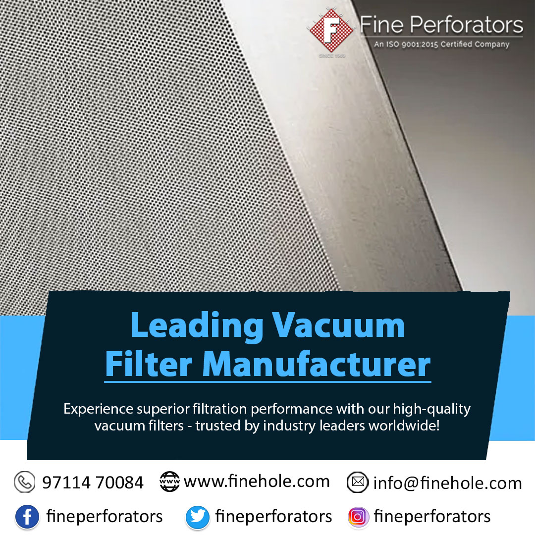 fineperforators's tweet photo. #FinePerforators is one of the top #vacuumfilter manufacturers having dedicated facilities for export. 

🌐 https://t.co/lli3j02G89
📞 09711470084

#VacuumFilterScreenExporter #VacuumFilterScreensManufacturers #topVacuumFilterScreen #MotivationWednesday #Followw https://t.co/zMYmKF0vKu