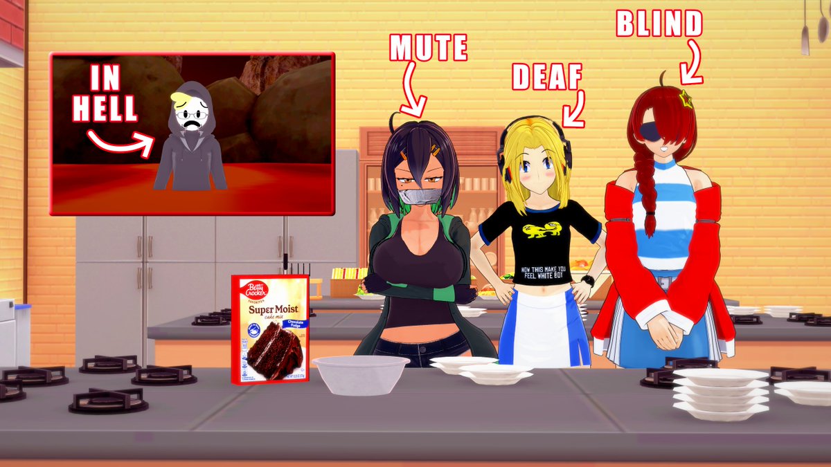 VisibleLink20's tweet photo. It's time to partake in a cooking challenge.
#koikatsu #moruke #cooking
Stitch: @MrStitchFace
Jess: @HornDogo36
Hazel: @NightOwlNSFW
Moruke: me https://t.co/kszNWVauID