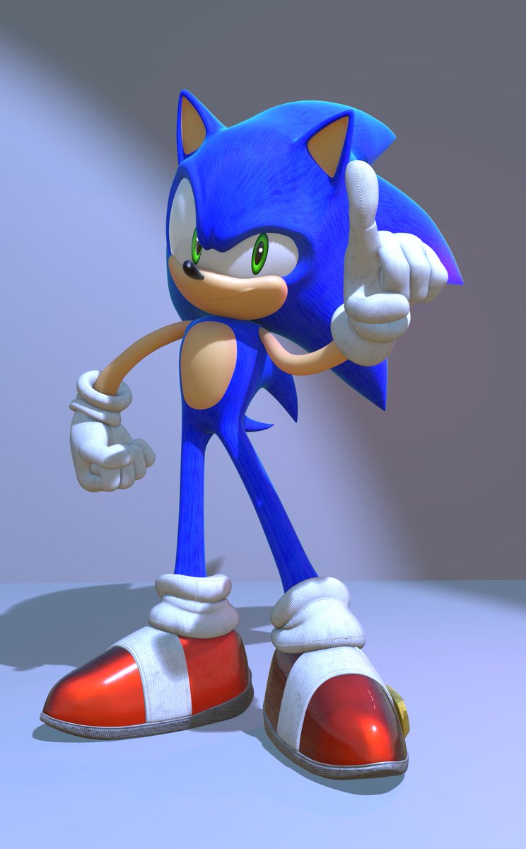 dum99_y's tweet photo. Sonig T. Hedgehogulous
Made in Blender
Model created by @/dokatzo 
#Sonic #Sonicthehedgehog
#b3d https://t.co/RNpUwerSPj