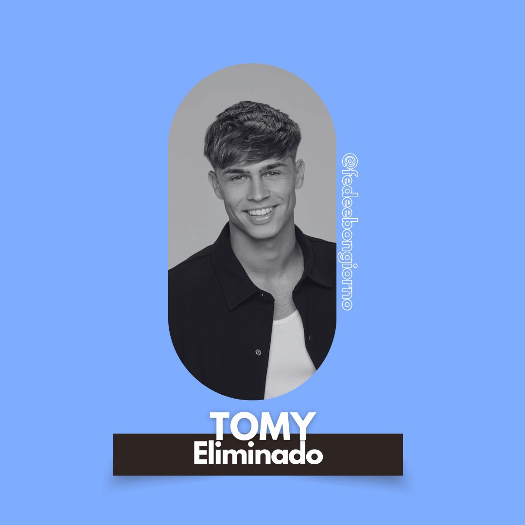 fedeebongiorno's tweet photo. 👁️ El segundo eliminado de #GranHermano es TOMY

Titi continúa en la casa https://t.co/Lhnbysz0vQ