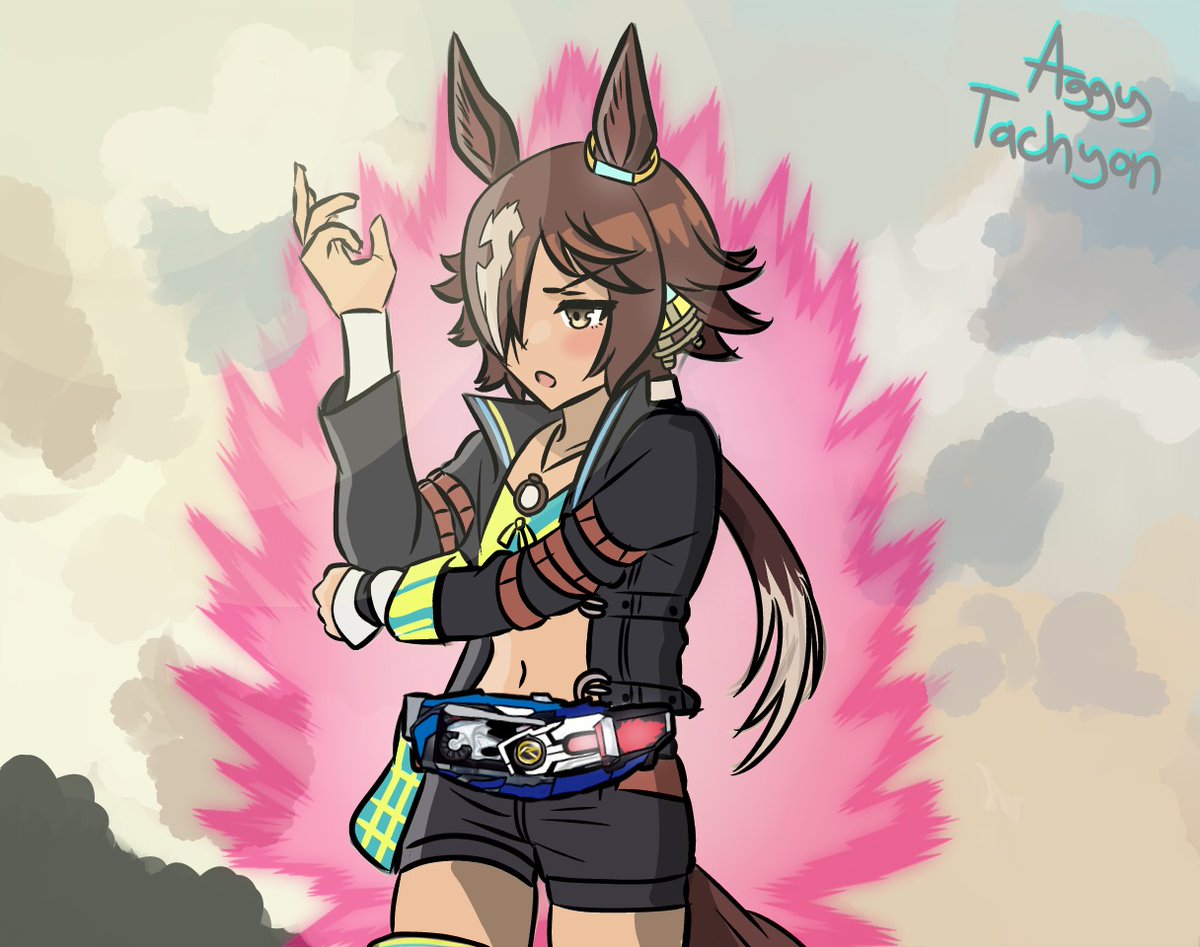 Let's... henshin!
//tysm <a href="/AggyTachyon/">Agnes Tachyon</a> this was worth every dollar!!