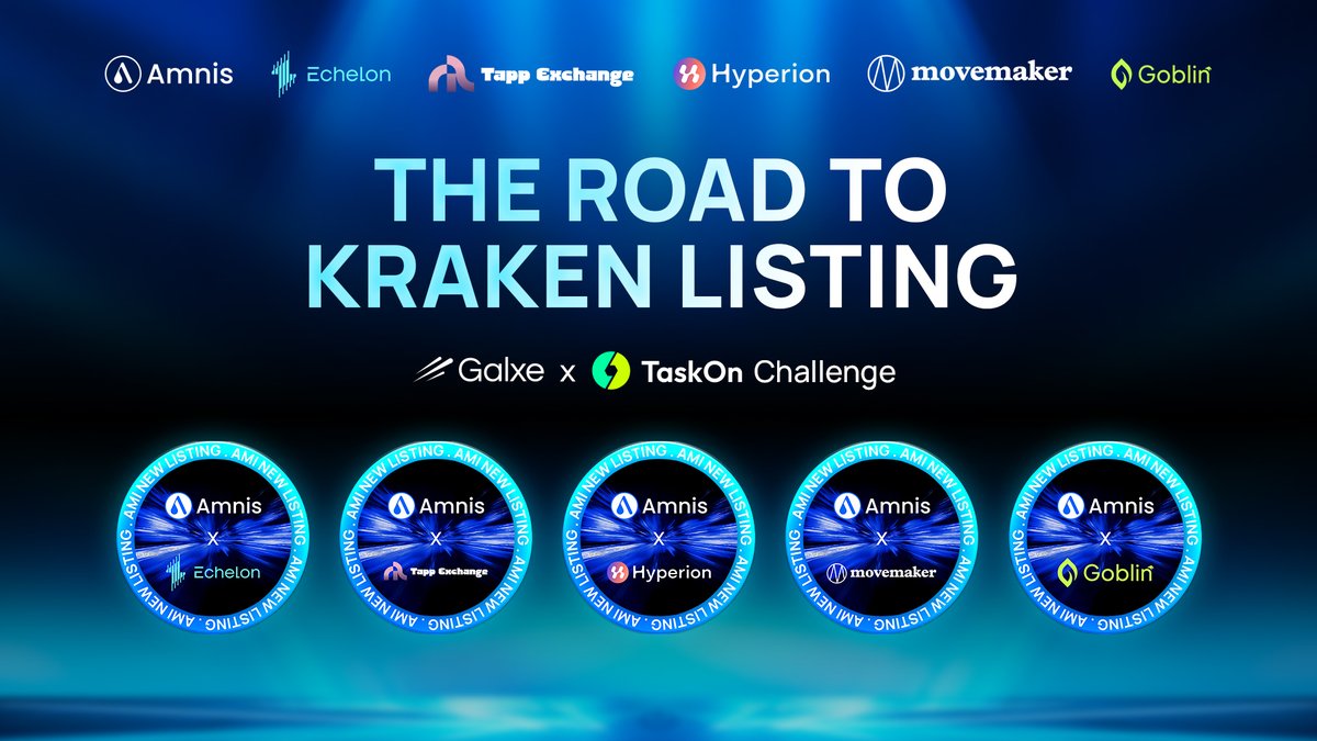 𝐑𝐨𝐚𝐝 𝐭𝐨 𝐊𝐫𝐚𝐤𝐞𝐧 𝐋𝐢𝐬𝐭𝐢𝐧𝐠: 𝐂𝐨𝐥𝐥𝐞𝐜𝐭 𝐎𝐀𝐓𝐬 &amp; 𝐖𝐢𝐧 𝐟𝐫𝐨𝐦 𝐭𝐡𝐞 𝟓𝟎𝟎 𝐀𝐏𝐓 𝐏𝐫𝐢𝐳𝐞 𝐏𝐨𝐨𝐥

As part of the Road to Kraken Listing campaign, we’ve partnered with leading ecosystem projects to launch a <a href="/Galxe/">Galxe</a> x <a href="/taskonxyz/">TaskOn | Ultimate Web3 Community Growth Platform</a> Quest Challenge.

𝐖𝐡𝐲