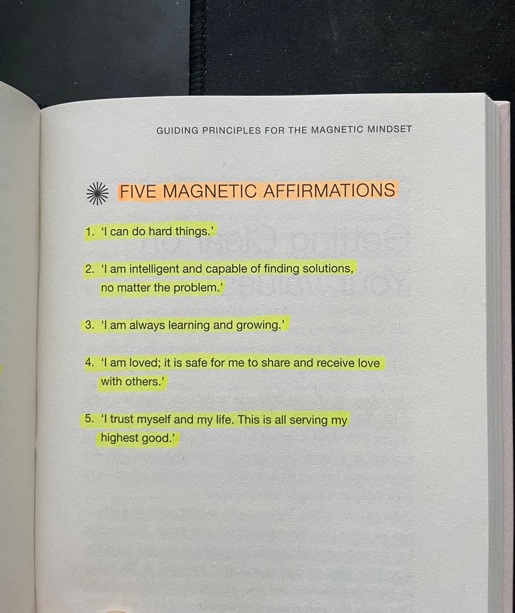 Five Magnetic Affirmations: