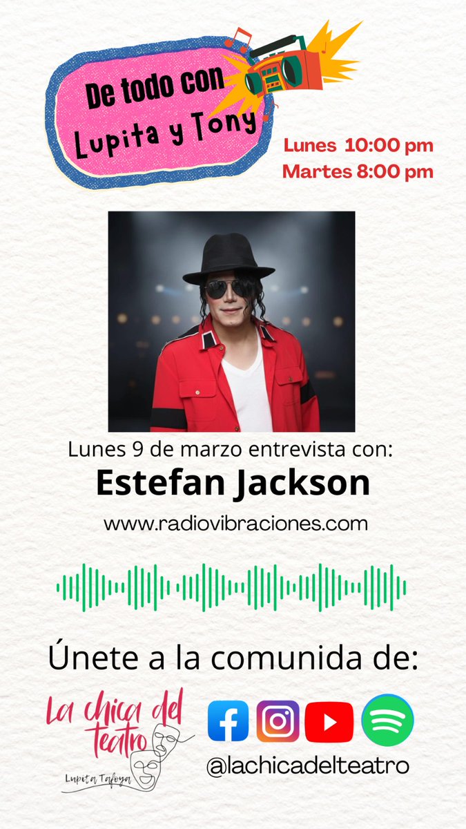 Atentos entramos al aire en radiovibraciones.com 10 pm tendremos sorpresas !!!