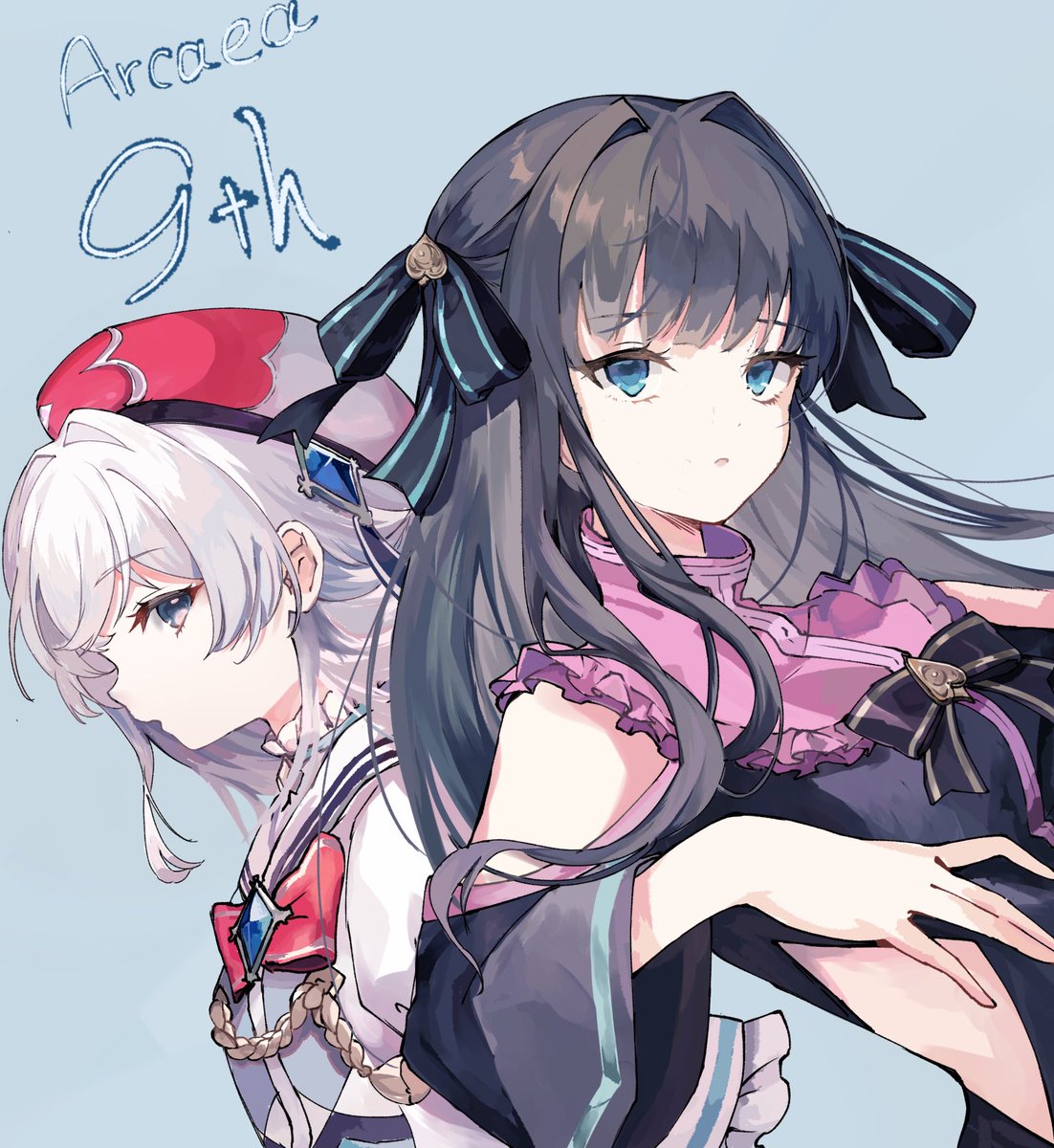 ochanoko_sa's tweet photo. 9周年おめでとうございます！！ #arcaea9周年
 #Arcaea_art
 #Arcaea https://t.co/xPkt5cjH0M