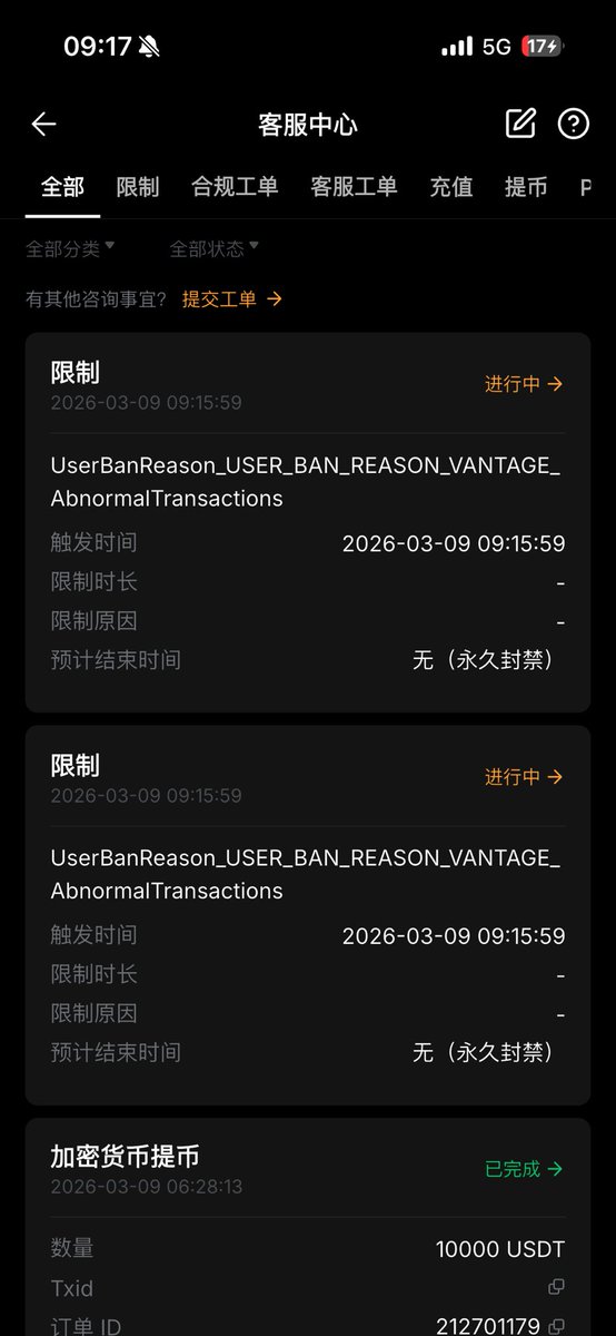 我在 <a href="/Bybit_Official/">Bybit</a> 的TradFi平台玩期货赚钱了不让提现是什么意思？说我账户中的某些交易违反了交易政策？真刷新我世界观了

我在MT5账户中的所有交易均为本人手动操作，不存在任何违规交易、异常操作、套利或违反平台规则的行为。