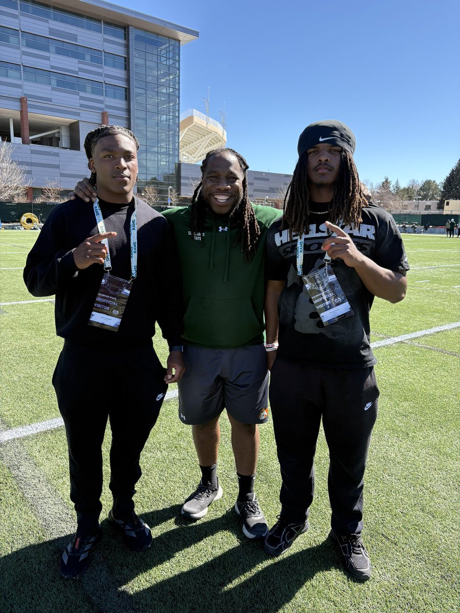 JalaniCulpepper's tweet photo. I had a great time in Fort Collins!! Thank you @BraydenHerdic ,@Coltonts12 , @Matty_AhYou , & @DHill39 For the hospitality I will be back soon!! @EastviewHFC @RespectxSports @CoachTroop3 @gabrieldbrooks @samspiegs @TomLoy247 @adamgorney #RamIt #CSURams https://t.co/rGDU2Dt9vu