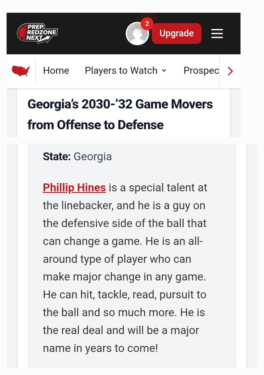 PhillipWA30's tweet photo. Thank you @prepredzone @PrepRedzone for the support and highlight. I am always grinding. #HighSchoolLoading #WoodwardAcademy #CO2030 @WAAcademyFB https://t.co/5M6GeYHdMm