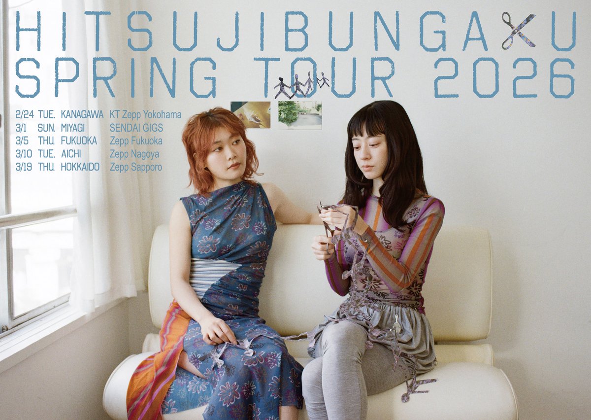 Today] ・・・・・・・・・・・・・・・ #羊文学『SPRING TOUR 2026