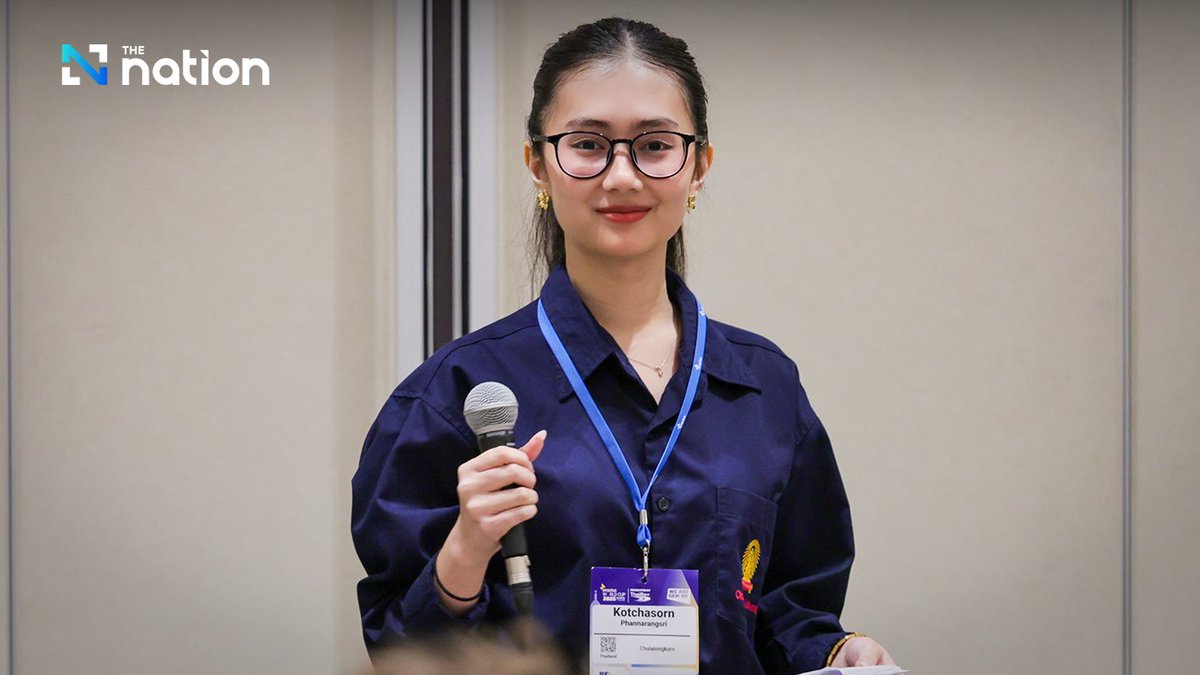 Thenationth's tweet photo. How a 20-Year-Old Is Reimagining Thailand's Agricultural Future

#ChulalongkornUniversity #YoungTalent #Agriculture #Thailand #ENACTUS2026 #TheNationThailand

Read more : https://t.co/HT0enDrT5N https://t.co/gmFNGeaamo