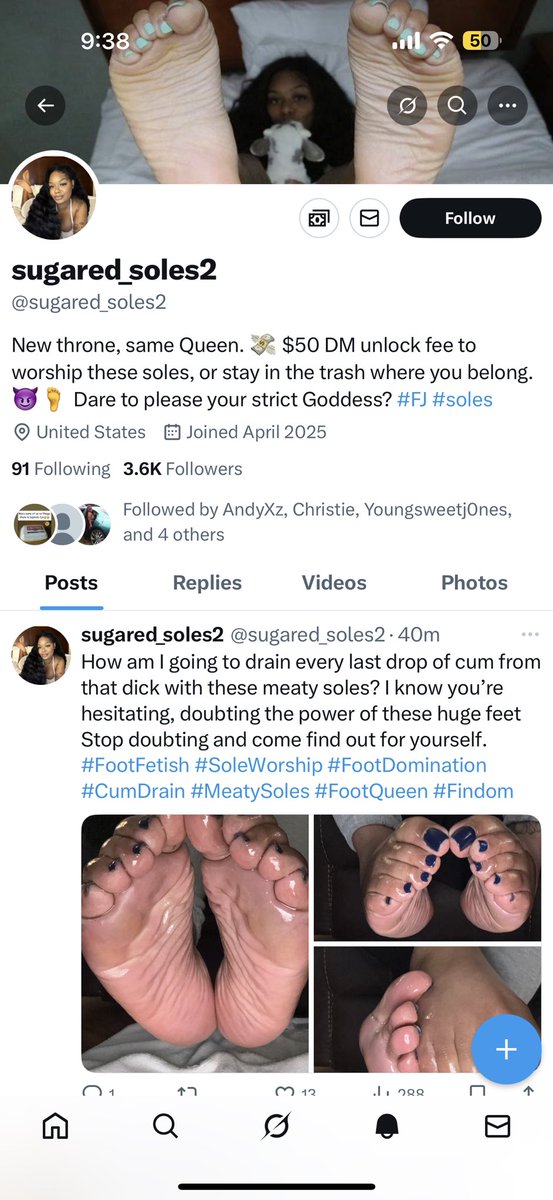 U know how much time u gotta have on your hands to just be stealing someone’s feet pics, acting like them ? Lmaoooo. I’m flattered