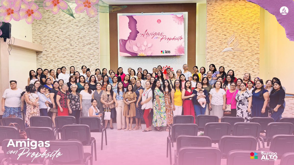 Melbin77's tweet photo. “#AmigasConPropósito” es una estrategia misionera del Ministerio de la Mujer del #DMPartidoAlto que fortalece la fe y acompaña a las Amigas de Esperanza. 👉Cada invitación se convierte en una oportunidad para compartir esperanza y amistad.
#RID #DMPartidoAlto #MiNOP #HazloReal https://t.co/5hF6lZRMmI