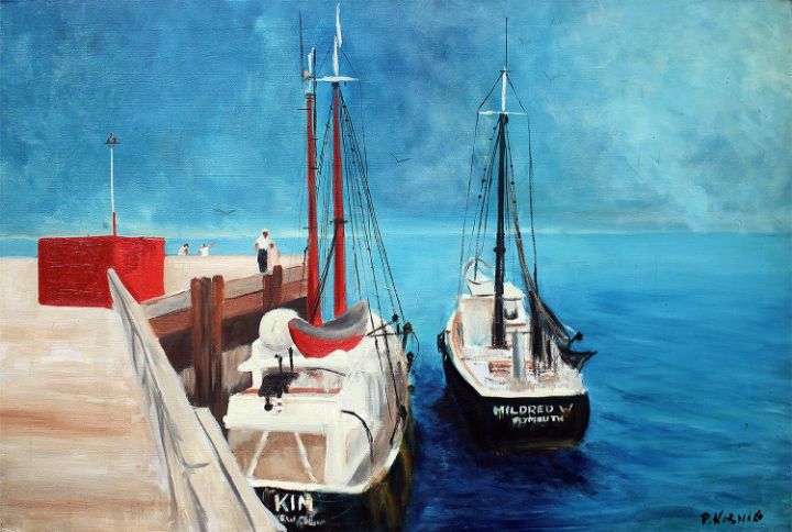 peterkoenigart's tweet photo. Art of the Day! ""Summer Sailing"". Buy at: https://t.co/HffkgIokIx https://t.co/ktJanOVO1u