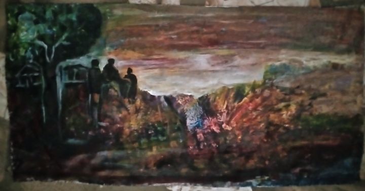 africanforms's tweet photo. Art of the Day! "Hilltop village". Buy at: https://t.co/f8HrrqZNfY https://t.co/rjrAQQPrJU