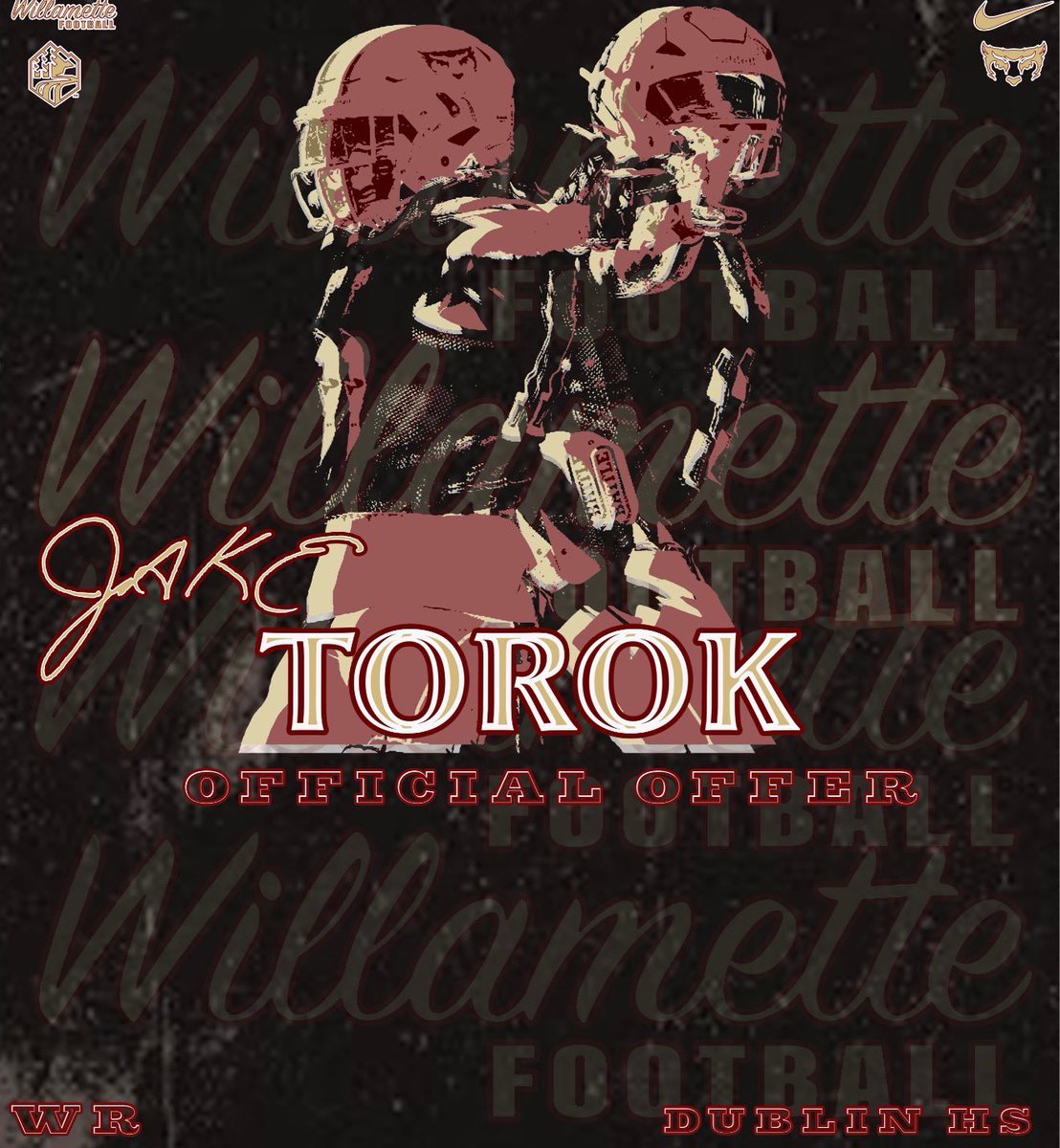 torok_jake's tweet photo. After a great phone call with @CoachMagana I am blessed to receive a D3 offer from Willamette University #AGTG
@WillametteFB @AricWilliams3 https://t.co/6SD4JZck8b